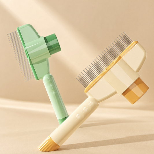 MochiCat OnePress™ Self-Cleaning Fur Brush